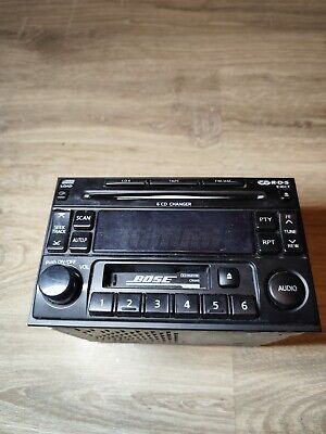 02-03 Nissan Pathfinder Bose Radio 6 CD Cassette Player 02-03 Nissan Pathfinder Bose Radio 6 CD Cassette Player
