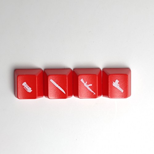 4 PCS Keycaps ABS OEM R4 Key Caps Rot Keycaps Transparent Keycaps Tastatur Teil - Bild 6 von 6
