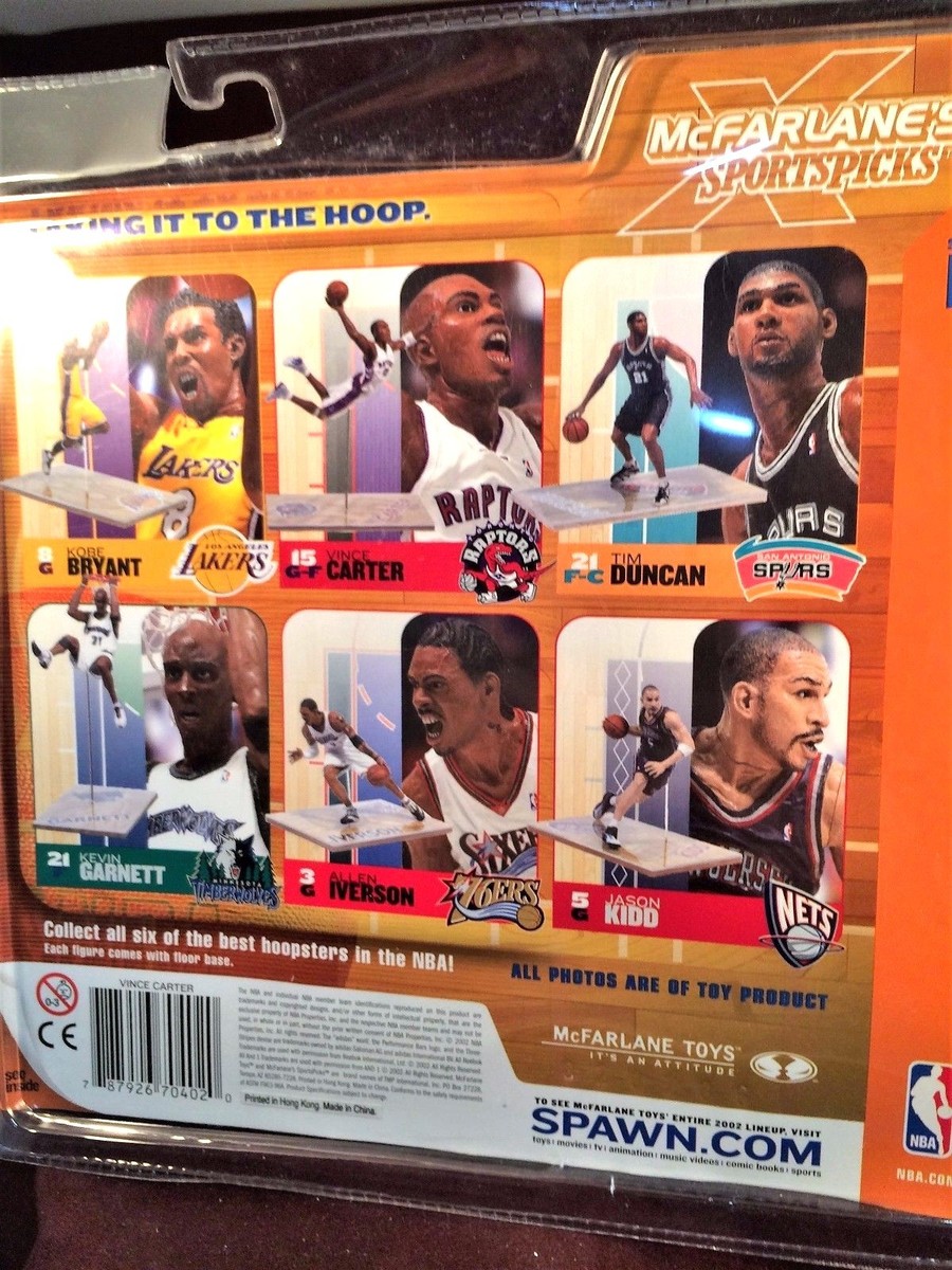 Toronto Raptors Vince Carter McFarlane NBA Series 1 Figure | eBay