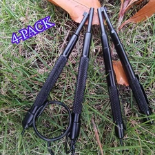 4Pcs Carbon Steel POCKET Hand Cuff Police Handcuff Key CLIP Swivel Universality