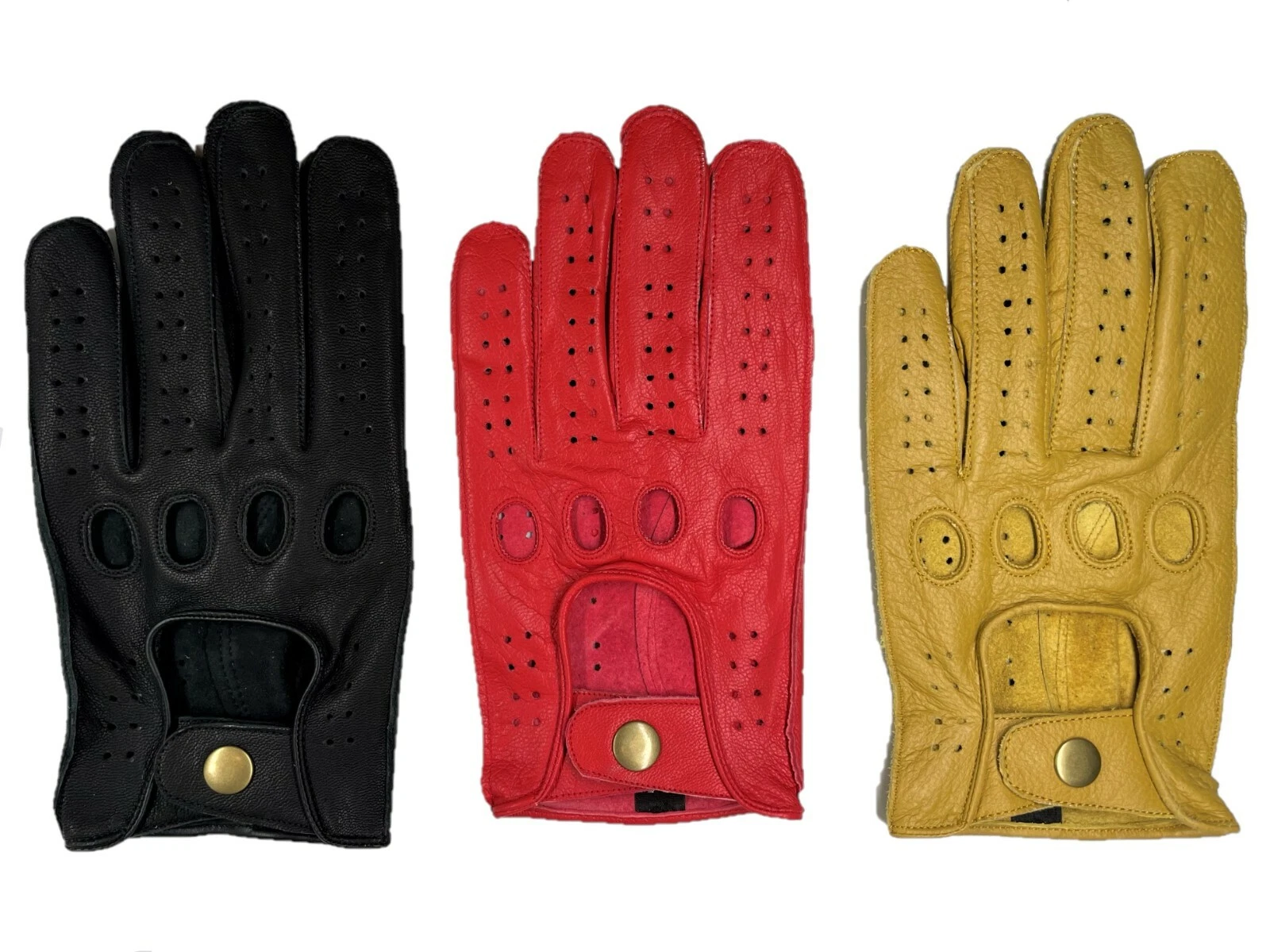 Men's Deerskin Chauffeur Driving Gloves (Finished Knuckles)
Opens in a new window or tab