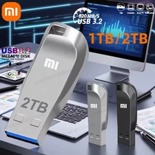 Xiaomi USB 3.2 Flash Drive 2TB 1TB 512GB 128GB Metal U Disk Portable SSD Memory