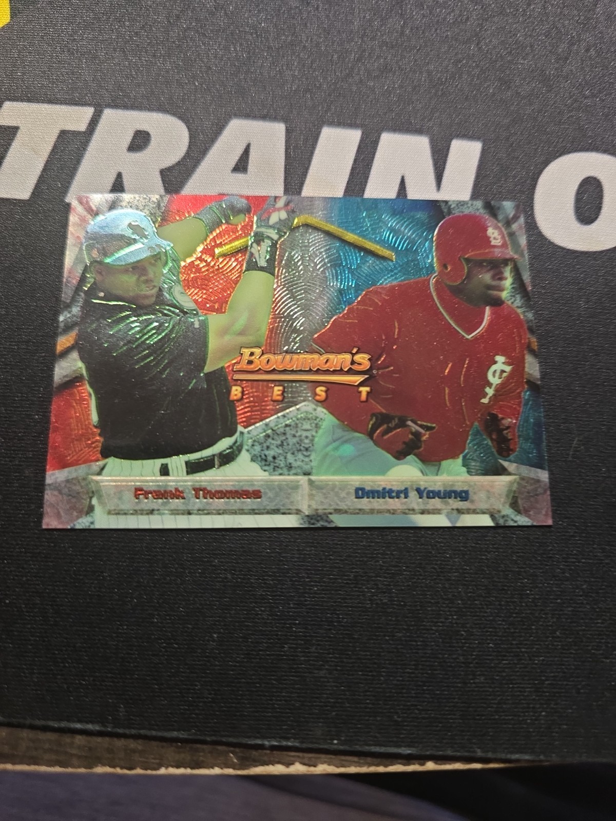 1994 Bowman's Best - Frank Thomas, Dmitri Young #91 Refractor