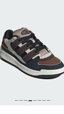 NWT Adidas Men Sz 11 Forum2000 JS3160 Shoes Off White / Dark Brown / Core Black