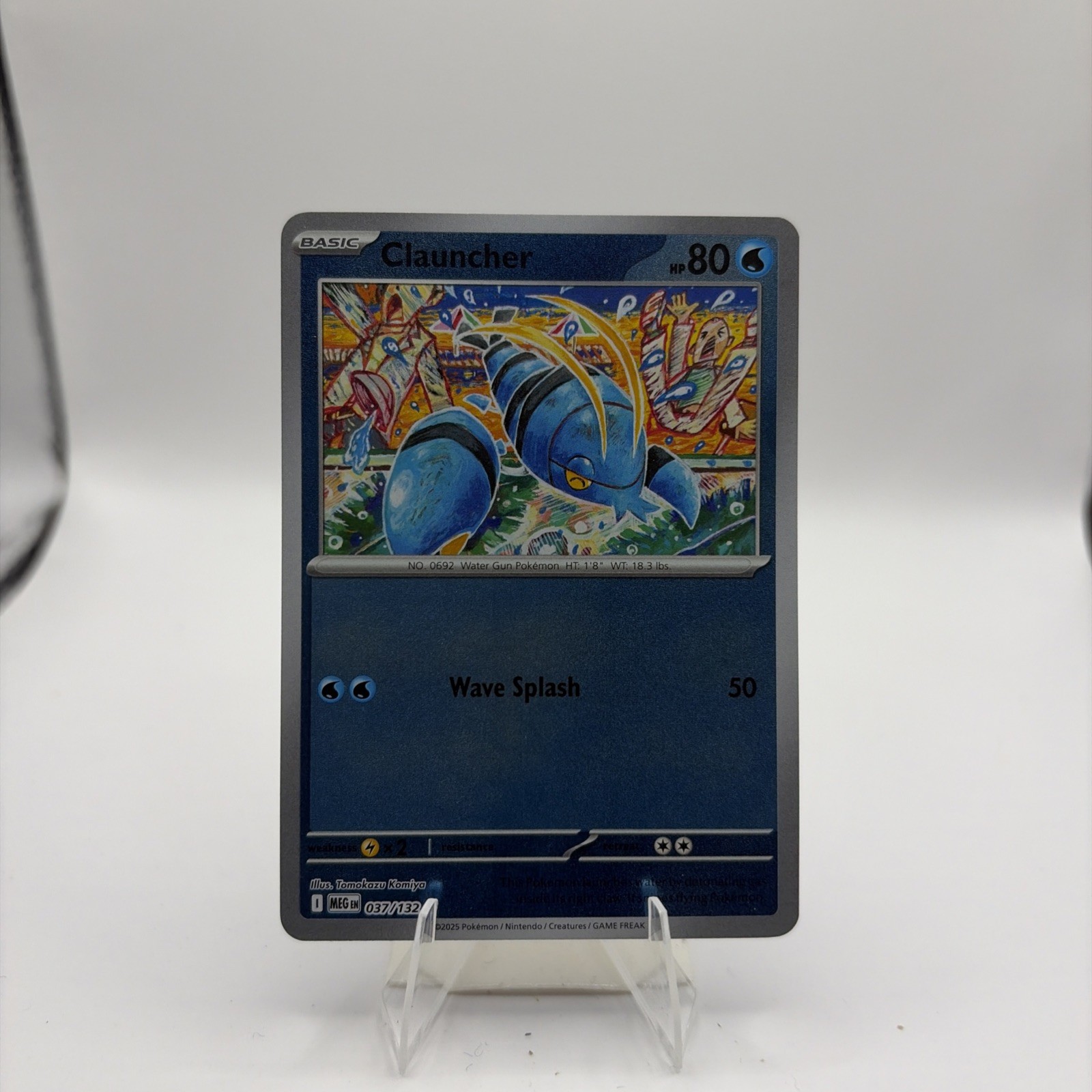 Pokémon TCG Clauncher 37/132 Reverse Holo ME:01 Mega Evolution