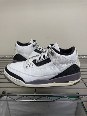 Nike Air Jordan 3 Retro Cement Grey White CT8532-106 Sneakers Men s Size 9.5