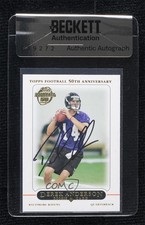 BAS 2005 Topps Derek Anderson #397 Seal of Authenticity Auto 3c7