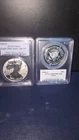 2006-P American Silver Eagle Reverse  Proof $1 PCGS PR68 20th Anniversary+JFK
