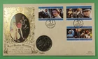 DR WHO 1997 BRITISH VIRGIN ISLANDS FDC QEII WEDDING ANIV COIN CACHET LR62605
