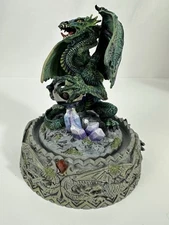 Franklin Mint Michael Whelan Dragon fire Hand Painted Limited Edition Figurine