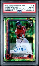 2025 TOPPS CHROME UPDATE ROOKIE AUTOS #JN JHONKENSY NOEL 82/125 PSA 8