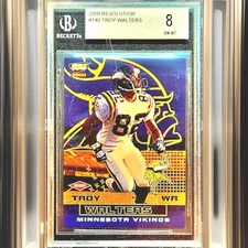 2000 Revolution Troy Walters (RC) /300 #140 BGS 8