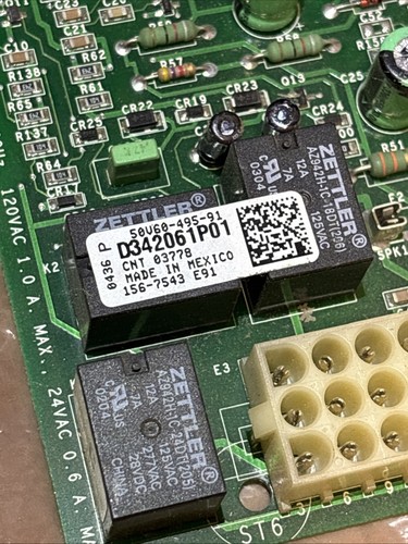 Emerson Trane 50V64-495-01 D342062P01 CNT03777 Furnace Control Board - Picture 2 of 9