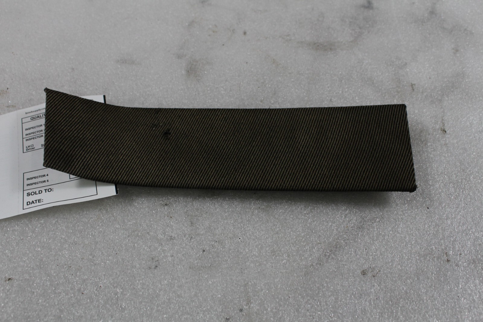 Ferrari 308, RH, Right, Upper B-Pillar Trim, Smoke Dmg, Used P/N 61135000