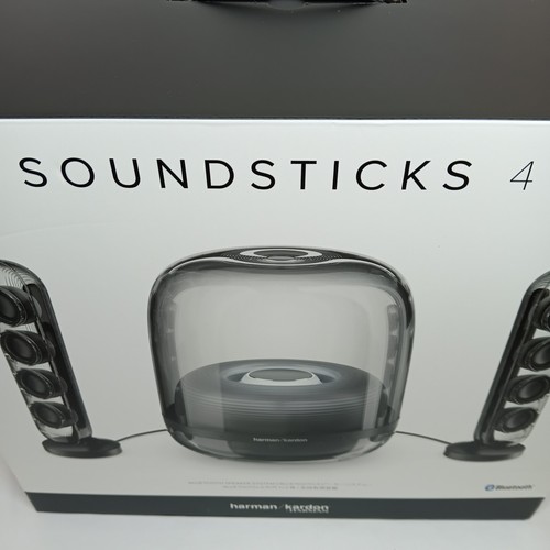 Harman Kardon SoundSticks 4 Bluetooth Speaker System Black Japan NEW - 第 7/7 張圖片