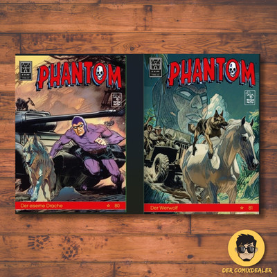 Phantom 79 80 81 Comic Set / Lee Falk Sy Barry / ECR Verlag / Abenteuer Comics /