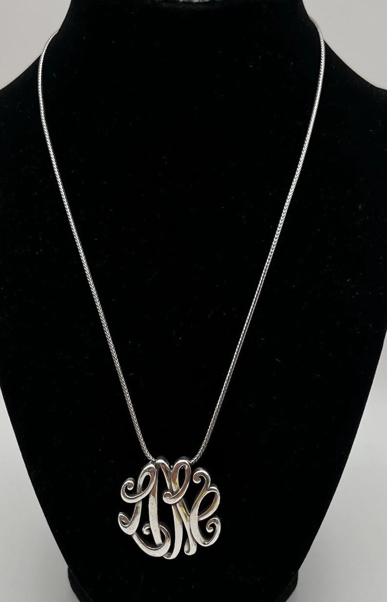 Brighton L O V E Cursive Script Pendant Necklace … - image 2