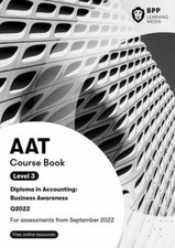 AAT Business Awareness : Course Book Paperback BPP Learning Media