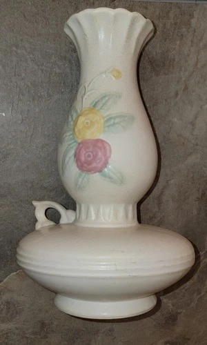 Vintage Hull Art Pottery USA Alladin Hurricane Style VASE #139 10 1/4 1940s