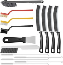 15pcs Crevice Cleaning Brush, Hard Bristle Scrub Brushes Tools, Multifunctional