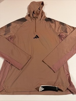 Adidas PRO-SERIES QUARTER ZIP HOODED TRACK JACKET Sz L JI5217 Men s NWT