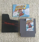 Super Mario Bros. 2 Nintendo NES 1988 Cart Manual Sleeve Tested OEM VTG