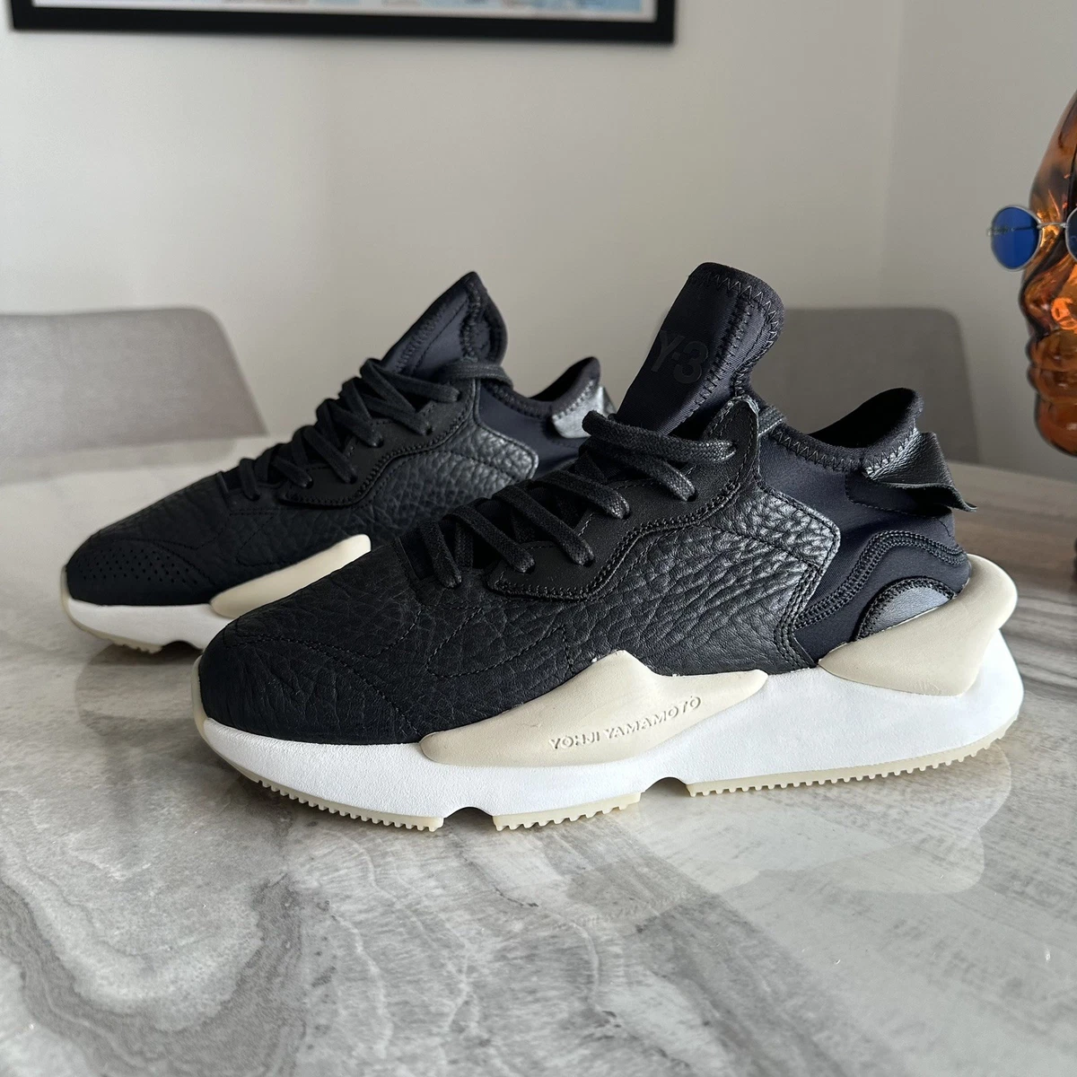 Adidas Y-3 Kaiwa Black Off White Bliss for sale | eBay