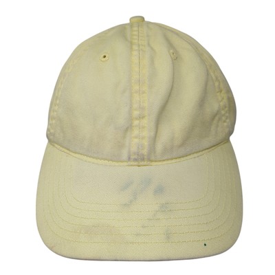 ITC Slideback Baseball Cap Yellow One Size Adjustable 6 Panel Blank