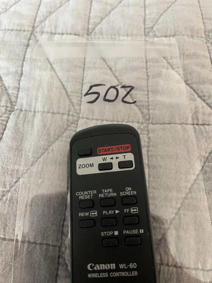 CANON WL-60 Camera Camcorder Remote Control ES2000 ES5000 ES170 ES10V  ES20V # - Image 4 of 4