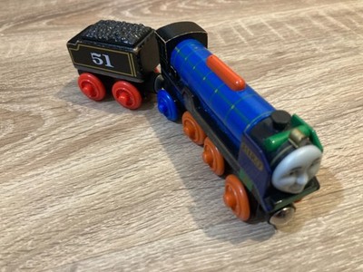 Holzeisenbahn Patchwork Hiro Zug von Thomas Tank & Engine Friends Spielzeug Kinder
