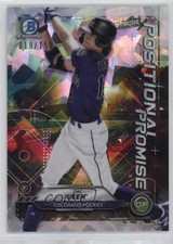 2021 Bowman Positional Promise Atomic Refractor 19/150 Zac Veen #POS-ZV 0px3