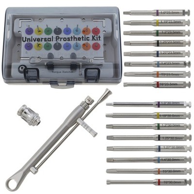 Universal Implant Prosthetic Kit Latch Driver Machine or Wrench Ratchet Adapter
