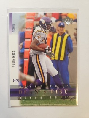 2002 Upper Deck Deans List Randy Moss DLW-1