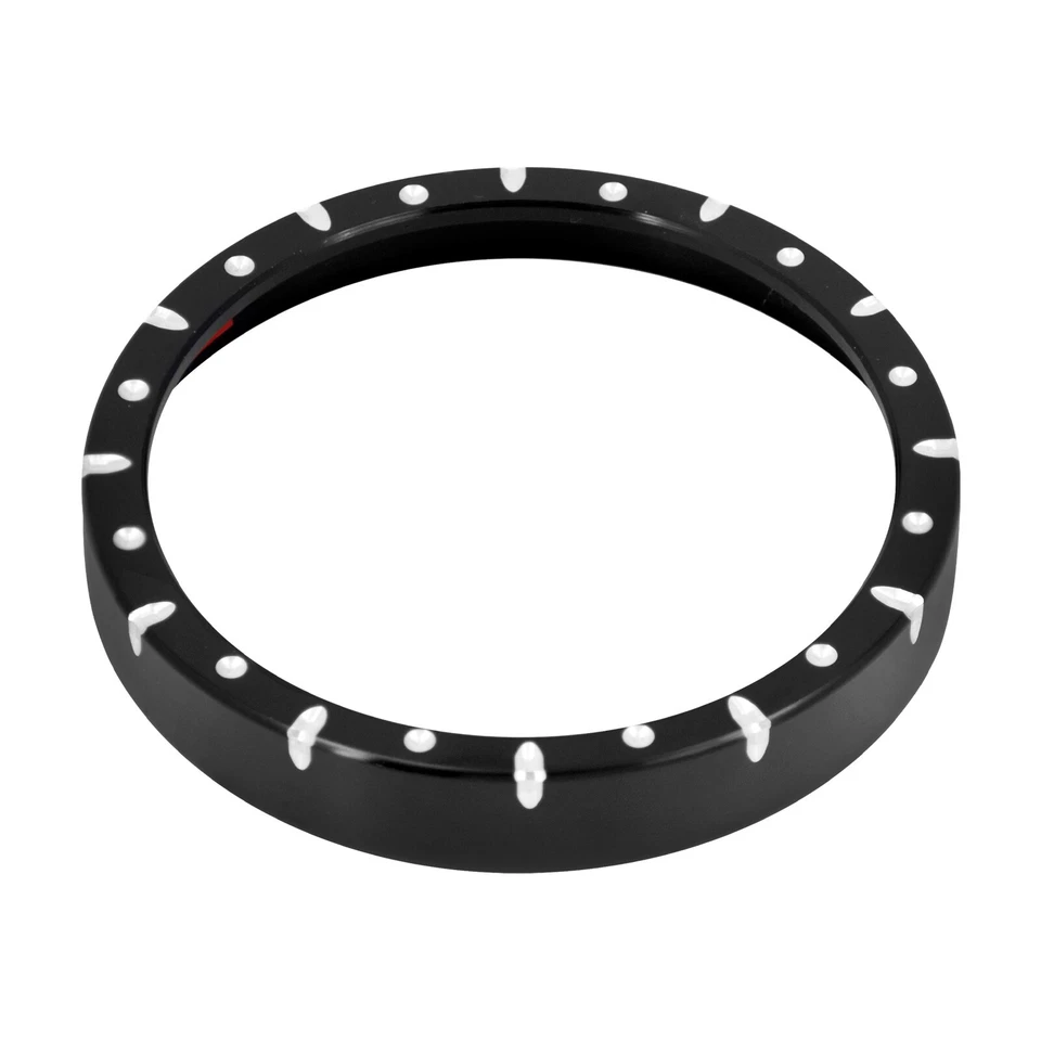 Speedometer Gauge Bezel Accent Trim Black Ring Fits For Harley Sportster Dyna - Image 4 of 4