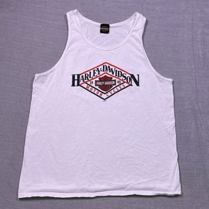 Harley-Davidson Mens White Smoky Mountain Graphic Tank Top Size XL