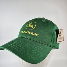 John Deere K Products SnapBack Hat Cap Green Embroidered Tractor Cotton New NWT
