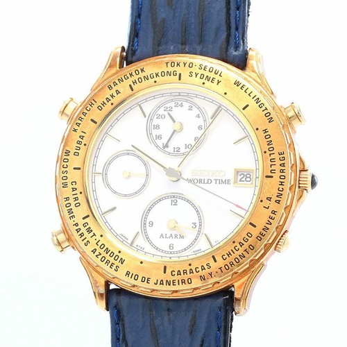Seiko World Time Alarm SBKW004 (5T52-6A80) #330