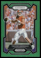Trevor Lawrence 2024 Panini Prizm Draft Picks #62 Green Clemson Tigers