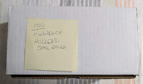 Archive quality envelope, currency holders