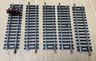Lima OO Gauge 5x Half Straights N3021 one with Buffer Stop Attached Steel Track