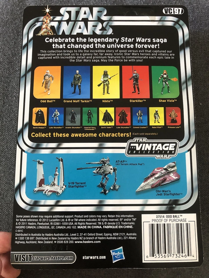 Droide de batalla sin perforar Star Wars 2011 y bola extraña sin perforar 2012 (piloto clon) Foto 4 de 4