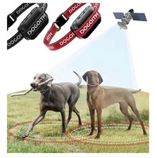 Wireless GPS Dog Fence Collar Open Box   Waterproof IPX6   Adjustable 10-120 lbs