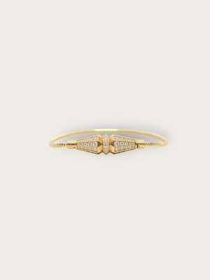 Boucheron Jack de Gold Full Diamond Pavé Single Wrap Bracelet 148428207