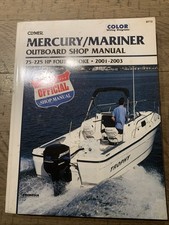 Clymer manual B712 Mercury Mariner 4 stroke outboard 2001 - 2003 75 - 225 hp