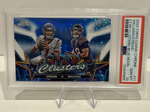 2024 Topps Chrome Star Clusters C.J. Stroud, Caleb Williams /99 #SCL-11 PSA 10