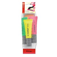 Textmarker - Stabilo Neon - 4Er Pack - Gelb, GrüN, Pink, Orange 4Er Pack Gelb, G