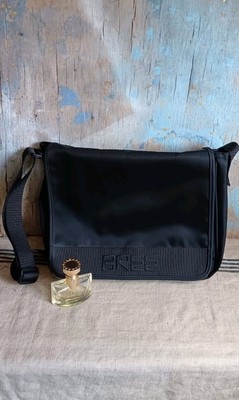 Super schöne   BREE   Umhängetasche   Crossbody   Messenger   Schwarz   Nylon  