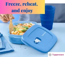 Tupperware CrystalWave Plus Rectangular Containers-Assorted Sizes/Colors-NEW