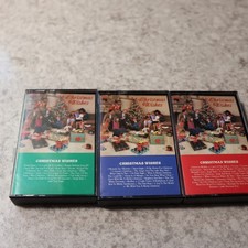 Lot of 3 Christmas Wishes Cassette Tapes Holly Music Various Artists Christmas