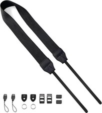 Camera Neck Straps for DSLR or Binoculars Strap Black